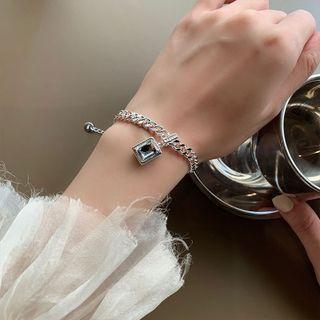 Chain Bracelet Sl0641 - 1 Pc - Silver - One Size