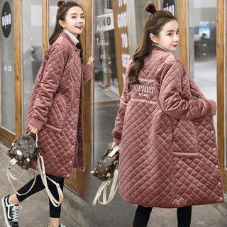 Quilted Button Coat