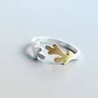 Sterling Silver Elk Horn Ring As Shown In Figure - One Size