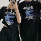 Short-sleeve Star Print T-shirt (various Designs)