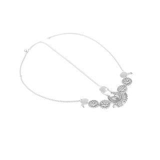 Retro Alloy Headpiece A0182 - Silver - One Size