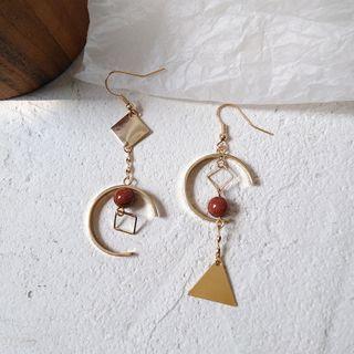 Asymmetrical Drop Earring
