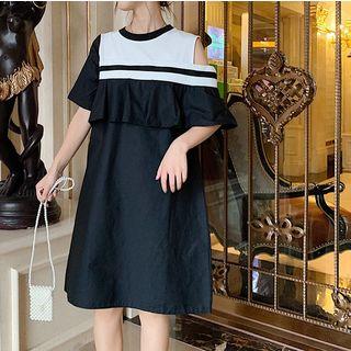 Off-shoulder T-shirt Dress