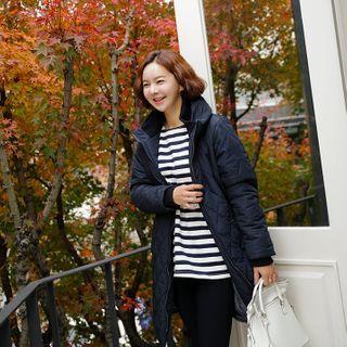 High-neck Quilting Coat