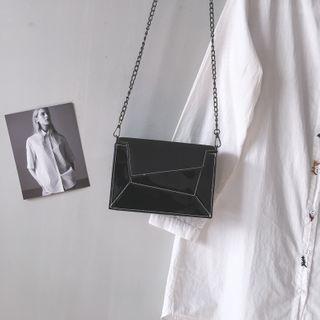 Mini Flap Chain Crossbody Bag Black - One Size