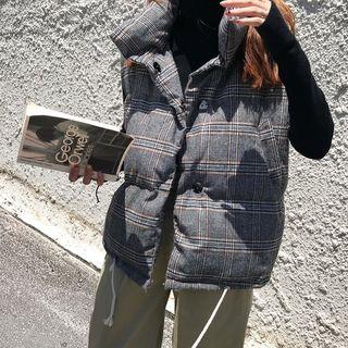 Gingham Padded Vest