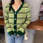 Heart Print Pullover Sweater / Heart Print Cardigan