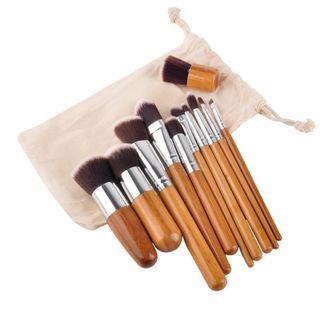 Makeup Brush Set (11 Pcs + Bag) 11 Pcs + Bag