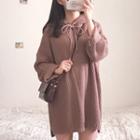 Loose-fit Hooded Knit Dress