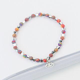Smiley Face Beaded Bracelet