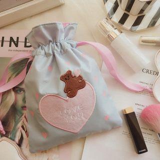 Bear Drawstring Pouch