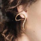 Curved Alloy Earring