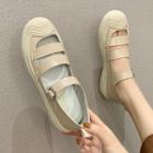 Ankle-strap Flat Shoes