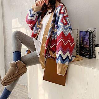 Chevron Stripe Cardigan