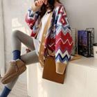 Chevron Stripe Cardigan