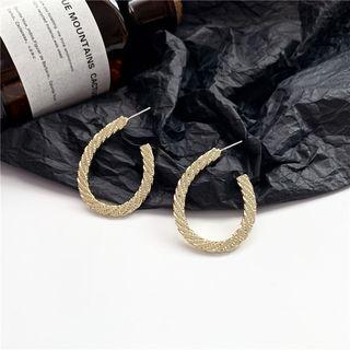 Alloy Drop Earring 1 Pair - Earrings - Gold - One Size
