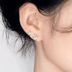 Snail Alloy Earring 1 Pair - Silver - One Size
