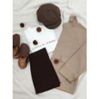 High-neck Dual-pocket Zip-up Jacket