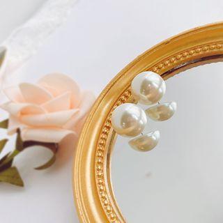 Faux Pearl Earring 632 - Pearl White - One Size