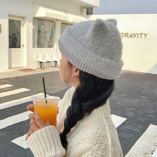 Plain Ear Knit Hat