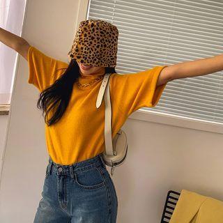 Turtle-neck Elbow-sleeve Polar-fleece Top