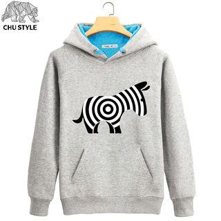 Zebra Print Hoodie