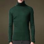Long-sleeve Stand-collar T-shirt