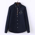 Buttoned Embroidered Shirt