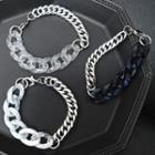 Chunky Chain Acrylic Alloy Bracelet
