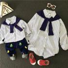 Family Match Pinstriped Shirt