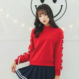 Side Lace-up Pullover