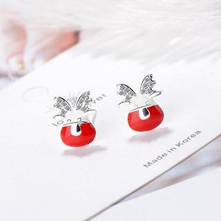 Rhinestone Christmas Deer Earring As Shown In Figure - One Size
