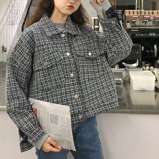 Long Sleeve Tweed Jacket