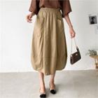 Band-waist Balloon Skirt