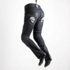 Contrast-panel Patched Jeans