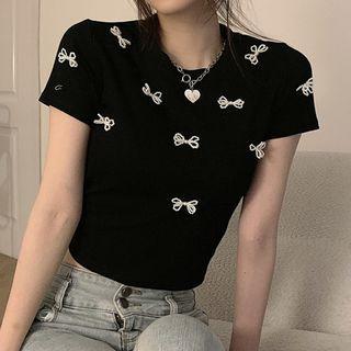 Bow Detail Crop Top