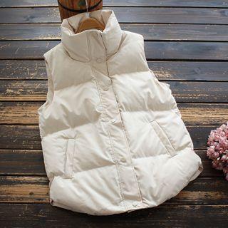 Padded Button-up Vest