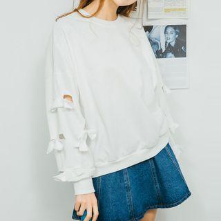 Bow Loose-fit Sweatshirt