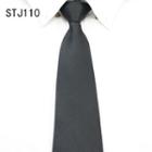 Pre-tied Striped Neck Tie (8cm) Stj110 - One Size