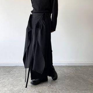 Mock Two-piece Layered Skort