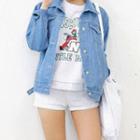 Pocket-accent Denim Jacket