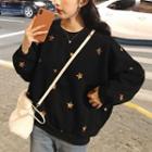 Sequined Pullover Black - One Size