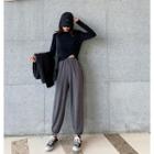 Long-sleeve T-shirt / Plain Sweatpants