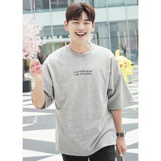 Lettering Boxy T-shirt
