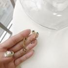 Star Drop Earring E206 - Gold - One Size