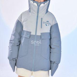 Shark Themed Hooded Zip Jacket