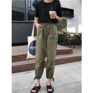 Short-sleeve T-shirt / Drawstring Waist Pants