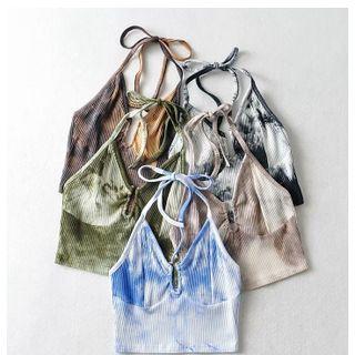 Tie-dyed Ribbed Camisole Top