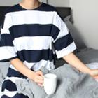 Color- Block T-shirt Dress