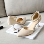 Kitten Heel Ankle Strap Shoes